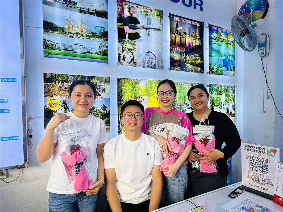 Our team at the Vietnam Memory Travel office